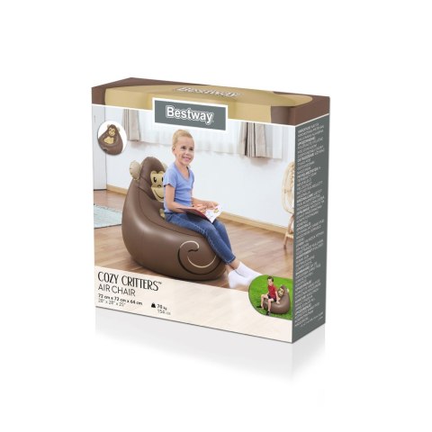 Dmuchany Fotel Małpka 72 x 72 x 64 cm Bestway 75116 Dmuchany Fotel Małpka 72 x 72 x 64 cm Bestway 75116