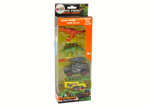 Dinozaury Zestaw Auto Rakieta Przyczepa Dinozaury Zestaw Auto Rakieta Przyczepa