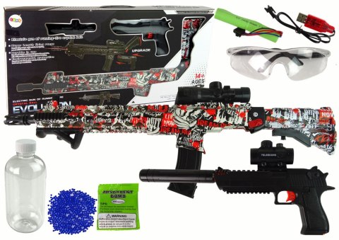 Karabin Pistolet na Kulki Wodne Akcesoria Kolorowy Karabin Pistolet na Kulki Wodne Akcesoria Kolorowy