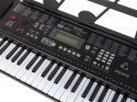 Keyboard Z Mikrofonem Instrument Muzyczny Czarny