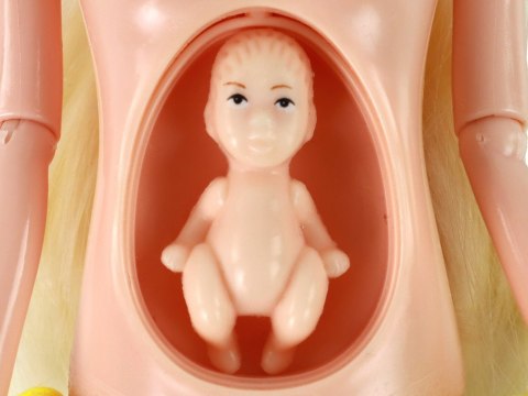 Lalka W Ciąży Mama Dziecko Lala Żółta Ciąża Lalka W Ciąży Mama Dziecko Lala Żółta Ciąża