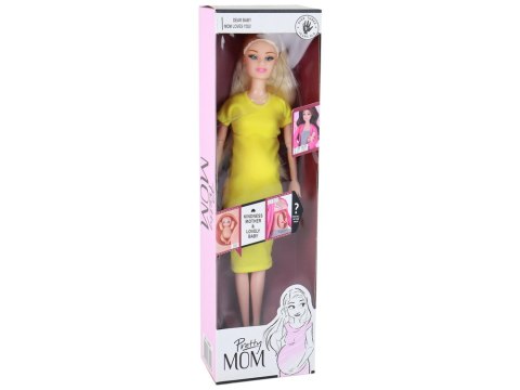 Lalka W Ciąży Mama Dziecko Lala Żółta Ciąża Lalka W Ciąży Mama Dziecko Lala Żółta Ciąża