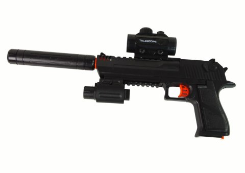 Pistolet Elektryczny na Kulki Wodne Zestaw Czarny 20 metrów Pistolet Elektryczny na Kulki Wodne Zestaw Czarny 20 metrów
