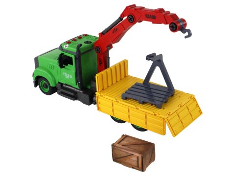 Pojazd Wywrotka Dźwig do Skręcania Rozkręcania DIY Pojazd Wywrotka Dźwig do Skręcania Rozkręcania DIY