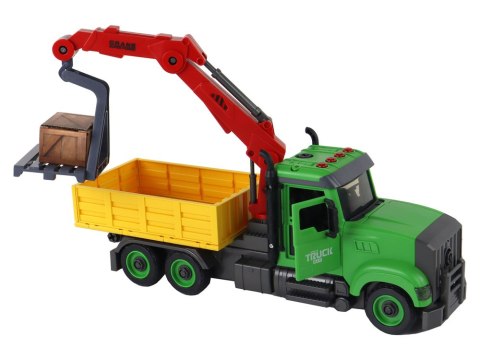 Pojazd Wywrotka Dźwig do Skręcania Rozkręcania DIY Pojazd Wywrotka Dźwig do Skręcania Rozkręcania DIY