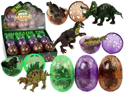 Jajo Figurka Dinozaura 3 Kolory 9 cm Jajo Figurka Dinozaura 3 Kolory 9 cm