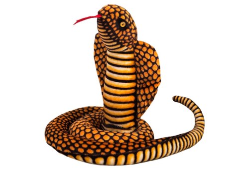 Maskotka Pluszowa Wąż Kobra Królewska Brązowa 100 cm Maskotka Pluszowa Wąż Kobra Królewska Brązowa 100 cm