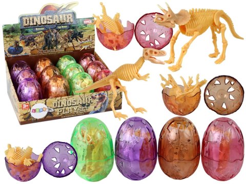 Otwierane Jajo Dinozaura Figurka Żółta 4 Kolory 9 cm Otwierane Jajo Dinozaura Figurka Żółta 4 Kolory 9 cm