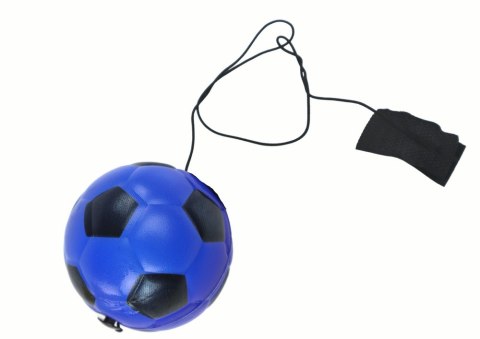 Piłka Nożna PU Na Gumce Jojo Do Odbijania 6 cm Niebieska Piłka Nożna PU Na Gumce Jojo Do Odbijania 6 cm Niebieska