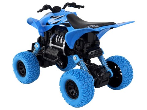 Pojazd Terenowy Pchacz Quad XC Gumowe Koła Niebieski Pojazd Terenowy Pchacz Quad XC Gumowe Koła Niebieski
