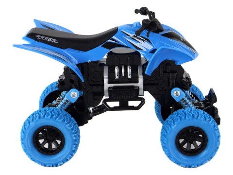 Pojazd Terenowy Pchacz Quad XC Gumowe Koła Niebieski Pojazd Terenowy Pchacz Quad XC Gumowe Koła Niebieski