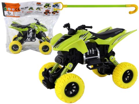 Pojazd Terenowy Pchacz Quad XC Gumowe Koła Zielony Pojazd Terenowy Pchacz Quad XC Gumowe Koła Zielony