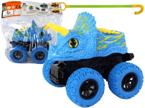 Pojazd Terenowy Pchacz Triceratops Gumowe Koła Niebieski Pojazd Terenowy Pchacz Triceratops Gumowe Koła Niebieski