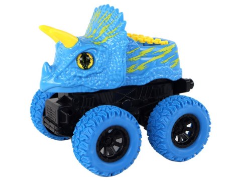 Pojazd Terenowy Pchacz Triceratops Gumowe Koła Niebieski Pojazd Terenowy Pchacz Triceratops Gumowe Koła Niebieski