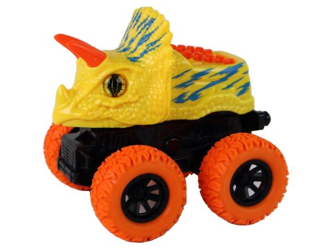 Pojazd Terenowy Pchacz Triceratops Gumowe Koła Żółty Pojazd Terenowy Pchacz Triceratops Gumowe Koła Żółty