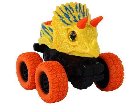 Pojazd Terenowy Pchacz Triceratops Gumowe Koła Żółty Pojazd Terenowy Pchacz Triceratops Gumowe Koła Żółty