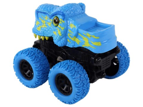 Pojazd Terenowy Pchacz Tyranozaur Rex Gumowe Koła Niebieski Pojazd Terenowy Pchacz Tyranozaur Rex Gumowe Koła Niebieski