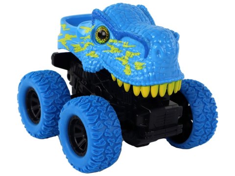 Pojazd Terenowy Pchacz Tyranozaur Rex Gumowe Koła Niebieski Pojazd Terenowy Pchacz Tyranozaur Rex Gumowe Koła Niebieski