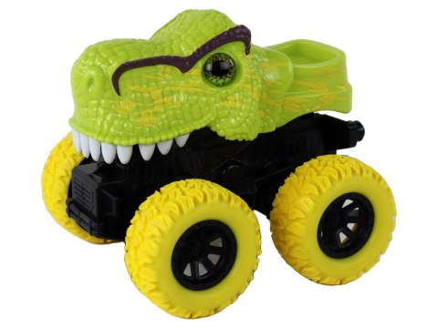 Pojazd Terenowy Pchacz Tyranozaur Rex Gumowe Koła Zielony Pojazd Terenowy Pchacz Tyranozaur Rex Gumowe Koła Zielony