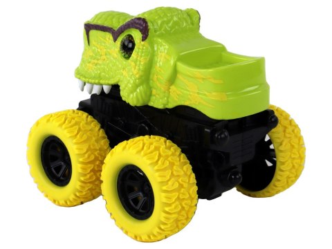 Pojazd Terenowy Pchacz Tyranozaur Rex Gumowe Koła Zielony Pojazd Terenowy Pchacz Tyranozaur Rex Gumowe Koła Zielony