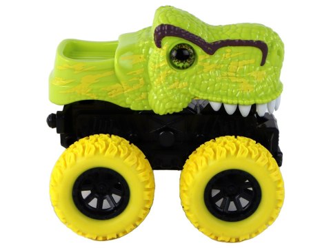 Pojazd Terenowy Pchacz Tyranozaur Rex Gumowe Koła Zielony Pojazd Terenowy Pchacz Tyranozaur Rex Gumowe Koła Zielony