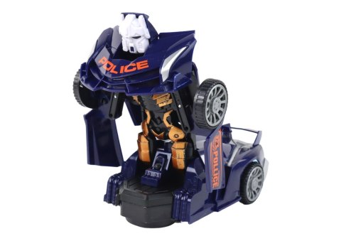 Samochód-Robot Policja Granatowy Samochód-Robot Policja Granatowy