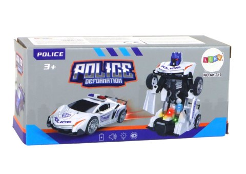 Samochód-Robot Policja Granatowy Samochód-Robot Policja Granatowy