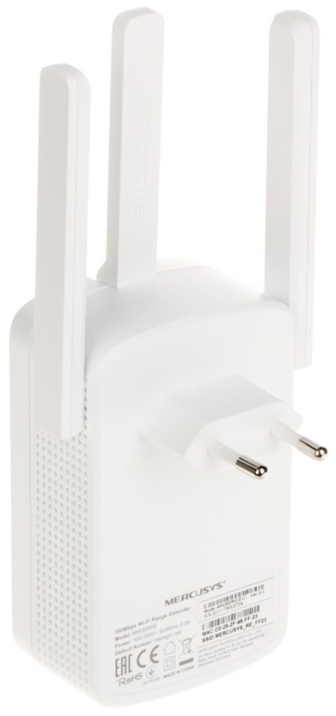 UNIWERSALNY WZMACNIACZ SIECI BEZPRZEWODOWEJ TL-MERC-MW300RE 300Mb/s 2.4 GHz TP-LINK / MERCUSYS UNIWERSALNY WZMACNIACZ SIECI BEZPRZEWODOWEJ TL-MERC-MW300RE 300Mb/s 2.4 GHz TP-LINK / MERCUSYS