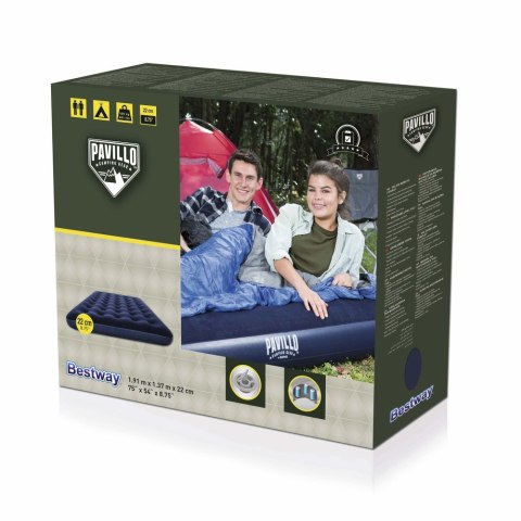 Dmuchany Materac 191 x 137 x 22 cm Bestway 67002 Dmuchany Materac 191 x 137 x 22 cm Bestway 67002