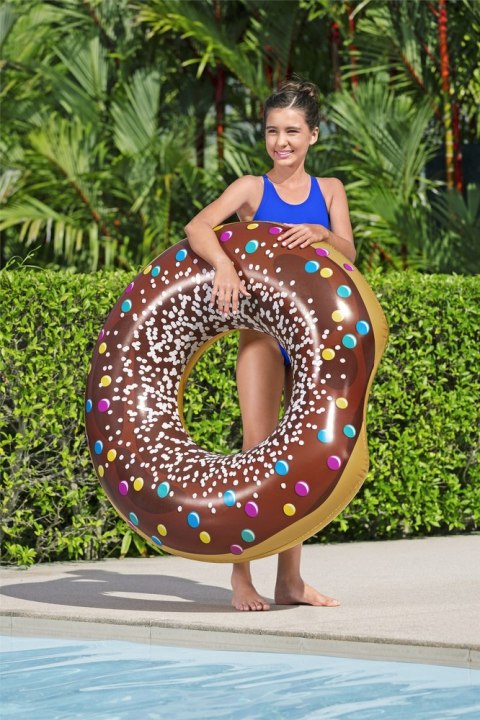 Koło Do Pływania Donut Pączek Brązowy 107 cm Bestway 36118 Koło Do Pływania Donut Pączek Brązowy 107 cm Bestway 36118