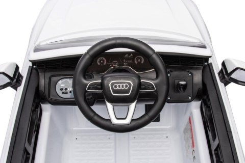 Auto na Akumulator Audi Q7 Białe Auto na Akumulator Audi Q7 Białe