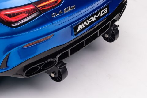 Auto Na Akumulator Mercedes CLA 45s AMG Niebieski Lakierowany 4x4 Auto Na Akumulator Mercedes CLA 45s AMG Niebieski Lakierowany 4x4