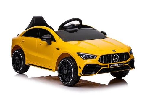 Auto Na Akumulator Mercedes CLA 45s AMG Żółty 4x4 Auto Na Akumulator Mercedes CLA 45s AMG Żółty 4x4
