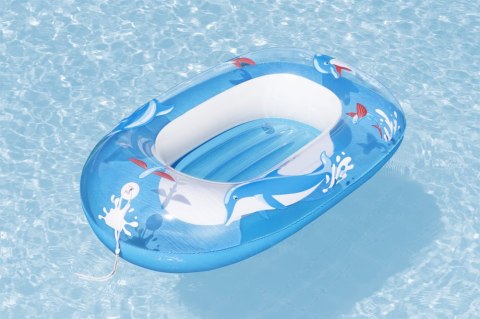 Dmuchana Łódka Niebieska Delfin 102 x 69 cm Bestway 34037 Dmuchana Łódka Niebieska Delfin 102 x 69 cm Bestway 34037
