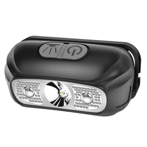 Latarka Czołowa LED Czołówka Dwa Tryby Ładowanie USB Do 5h Działania Latarka Czołowa LED Czołówka Dwa Tryby Ładowanie USB Do 5h Działania