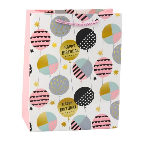 Torba Prezentowa Papierowa Urodzinowa Wzory 23 x 18 x 10,5 cm Torba Prezentowa Papierowa Urodzinowa Wzory 23 x 18 x 10,5 cm