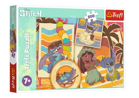 Puzzle - 200 - Muzyczny świat Lilo and Stitch - Disney Lilo and Stitch Trefl 13304 Puzzle - 200 - Muzyczny świat Lilo and Stitch - Disney Lilo and Stitch Trefl 13304