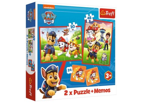 Puzzle - 2w1 + memos - Psia ekipa w akcji - Viacom PAW Patrol 93337 Puzzle - 2w1 + memos - Psia ekipa w akcji - Viacom PAW Patrol 93337