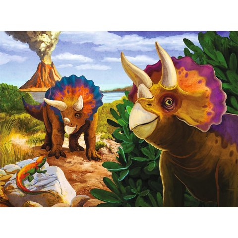 Puzzle - miniMaxi - Poznaj świat dinozaurów - Trefl 56036 Puzzle - miniMaxi - Poznaj świat dinozaurów - Trefl 56036