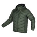 Kurtka Mix&Match, pikowana, puchowa, lekka, oliwkowo-czarna, rozmiar XXXL