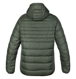 Kurtka Mix&Match, pikowana, puchowa, lekka, oliwkowo-czarna, rozmiar XXXL