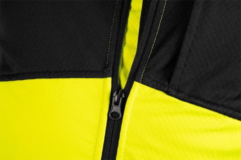 Kurtka robocza ostrzegawcza Softshell, żółta, rozmiar M Kurtka robocza ostrzegawcza Softshell, żółta, rozmiar M