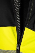 Kurtka robocza ostrzegawcza Softshell, żółta, rozmiar M