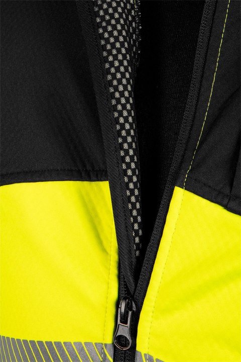 Kurtka robocza ostrzegawcza Softshell, żółta, rozmiar M Kurtka robocza ostrzegawcza Softshell, żółta, rozmiar M