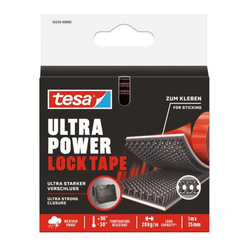 Rzep sprzylep.wew.zew.ultrapowerlock 1para 1m:25mm czarny Rzep sprzylep.wew.zew.ultrapowerlock 1para 1m:25mm czarny