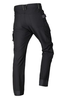 Spodnie robocze Mix&Match, 4 way stretch, czarno-zielone, rozmiar L