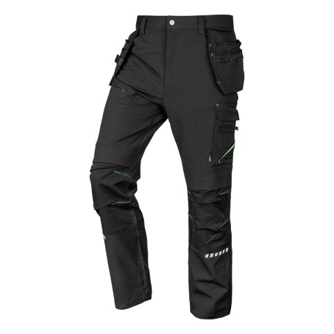Spodnie robocze Mix&Match, 4 way stretch, z kaburami, Cordura, czarne, rozmiar XXL Spodnie robocze Mix&Match, 4 way stretch, z kaburami, Cordura, czarne, rozmiar XXL