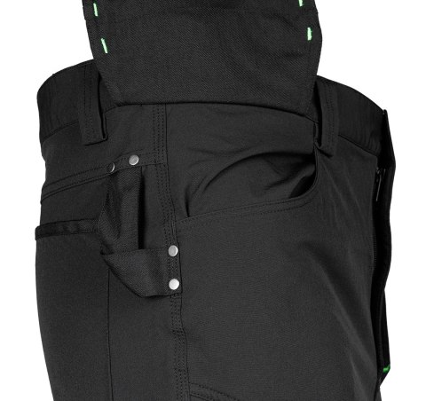 Spodnie robocze Mix&Match, 4 way stretch, z kaburami, Cordura, czarne, rozmiar S Spodnie robocze Mix&Match, 4 way stretch, z kaburami, Cordura, czarne, rozmiar S
