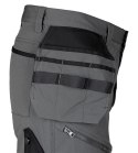 Spodnie robocze Mix&Match, 4 way stretch, z kaburami, Cordura, szaro-czarne, rozmiar XXL
