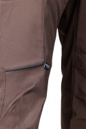 Spodnie robocze Mix&Match, stretch, brązowe, rozmiar XXXL